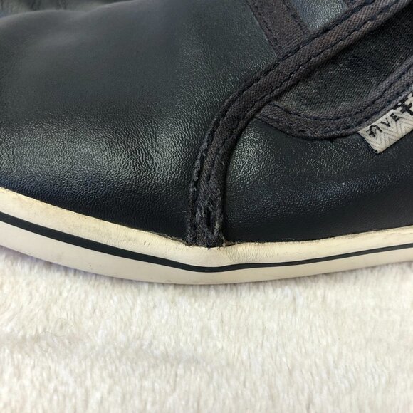 FIVE FOUR Los Angeles Navy Leather Slip On Shoes Men's Size 9 - Picture 11 of 15